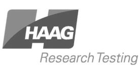 H HAAG RESEARCH TESTING