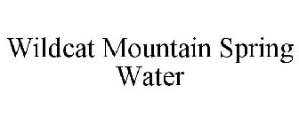 WILDCAT MOUNTAIN SPRING WATER