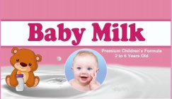 BABY MILK PREMIUM FORMULA FOR CHILDREN 2 TO 6 YEARS OLD NET WT. 16OZ (454G)