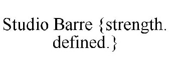 STUDIO BARRE {STRENGTH. DEFINED.}