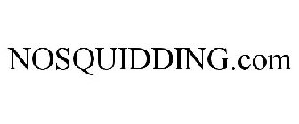 NOSQUIDDING.COM