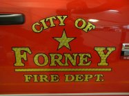 CITY OF FORNEY FIRE DEPT.