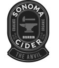 SONOMA CIDER CERTIFIED ORGANIC BOURBON THE ANVIL