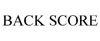 BACK SCORE