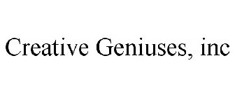 CREATIVE GENIUSES, INC
