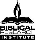 BIBLICAL RESEARCH INSTITUTE
