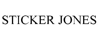 STICKER JONES