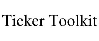 TICKER TOOLKIT