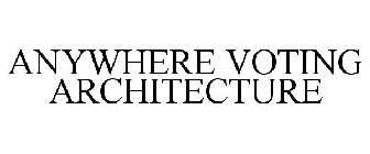 ANYWHERE VOTING ARCHITECTURE