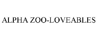 ALPHA ZOO-LOVEABLES