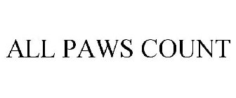 ALL PAWS COUNT
