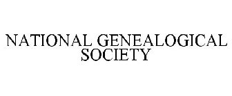 NATIONAL GENEALOGICAL SOCIETY