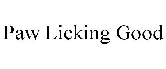 PAW LICKING GOOD