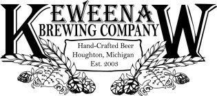 KEWEENAW BREWING COMPANY HAND-CRAFTED BEER HOUGHTON, MICHIGAN EST. 2003