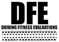DFE DRIVING FITNESS EVALUATIONS