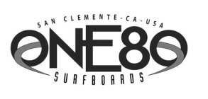 SAN CLEMENTE · CA USA ONE80 SURFBOARDS