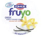 FAGE #1 YOGURT IN GREECE FAGE FRUYO GREEK NONFAT STRAINED YOGURT BLENDED WITH VANILLA ALL NATURAL