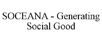 SOCEANA GENERATING SOCIAL GOOD