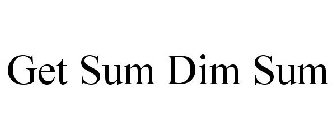 GET SUM DIM SUM