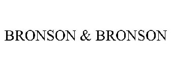 BRONSON & BRONSON