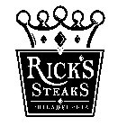 RICK'S STEAKS PHILADELPHIA