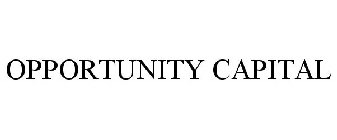 OPPORTUNITY CAPITAL