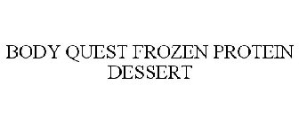 BODY QUEST FROZEN PROTEIN DESSERT