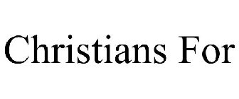 CHRISTIANS FOR