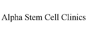 ALPHA STEM CELL CLINICS