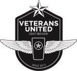 VETERANS UNITED CRAFT BREWERY SINCE 2013