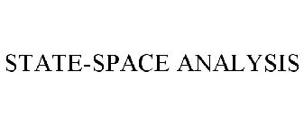 STATE-SPACE ANALYSIS