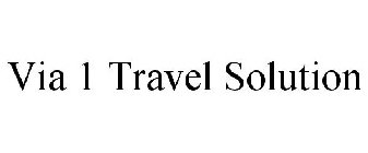 VIA 1 TRAVEL SOLUTION