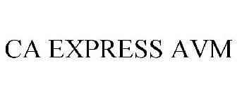 CA EXPRESS AVM
