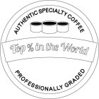 AUTHENTIC SPECIALTY COFFEE TOP % IN THE WORLD PROFESSIONALLY GRADED