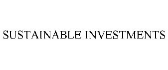 SUSTAINABLE INVESTMENTS