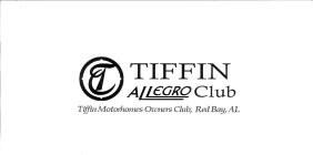 T TIFFIN ALLEGRO CLUB TIFFIN MOTORHOMES OWNERS CLUB, RED BAY, AL