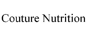 COUTURE NUTRITION