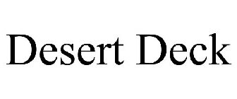 DESERT DECK