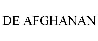 DE AFGHANAN