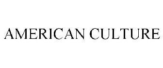 AMERICAN CULTURE