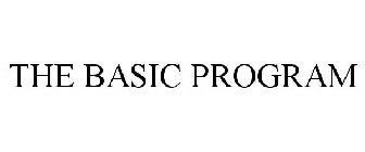 THE BASIC PROGRAM