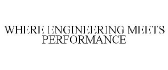 WHERE ENGINEERING MEETS PERFORMANCE