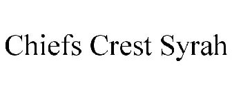 CHIEFS CREST SYRAH