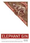 ELEPHANT GIN HAND CRAFTED LONDON DRY GIN BATCH NAME (1) BOTTLE NO. (1) EACH BATCH IS NAMED AFTER PAST GREAT TUSKERS OR ELEPHANTS WE CURRENTLY PROTECT 45% VOL