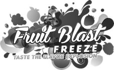 FRUIT BLAST FREEZE TASTE THE FLAVOR EXPLOSION