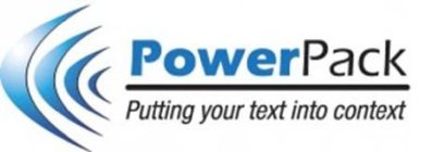 POWER PACK PUTTING YOUR TEXT INTO CONTEXT