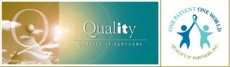 Q QUALITY QUALITY IT PARTNERS ONE PATIENT ONE WORLD QUALITY IT PARTNERS, INC.