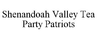 SHENANDOAH VALLEY TEA PARTY PATRIOTS