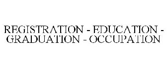 REGISTRATION - EDUCATION - GRADUATION -OCCUPATION