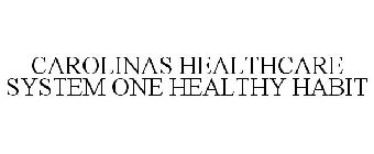CAROLINAS HEALTHCARE SYSTEM ONE HEALTHYH
